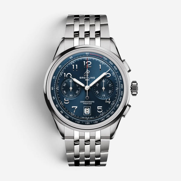 Breitling Premier Chronograph Stainless Steel Automatic Men's Watch AB0145171C1A