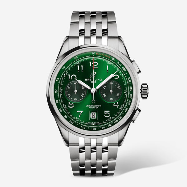 Breitling Premier B01 Chronograph Stainless Steel Automatic Men's Watch AB0145371L1A1