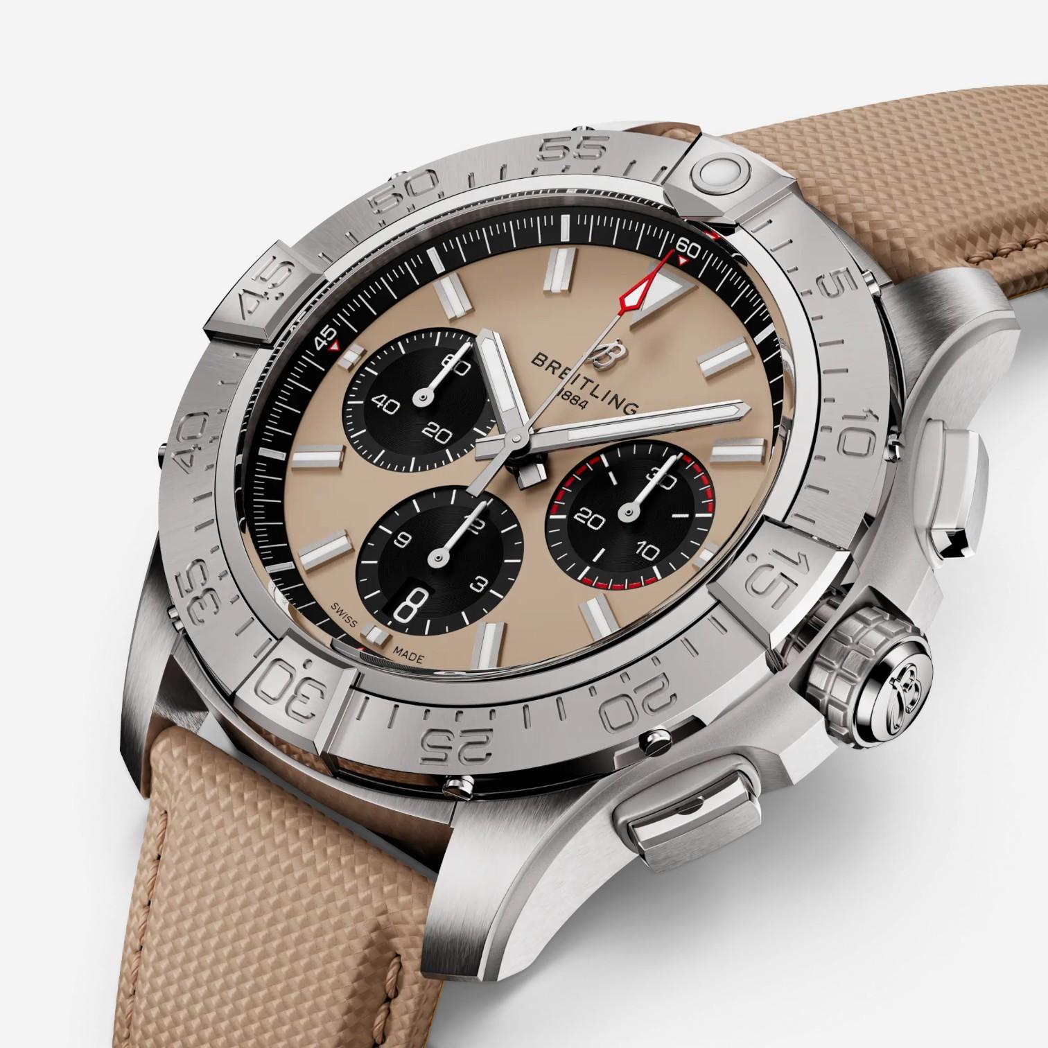 Breitling Avenger Chronograph Stainless Steel Automatic Men's Watch AB0147101A1X