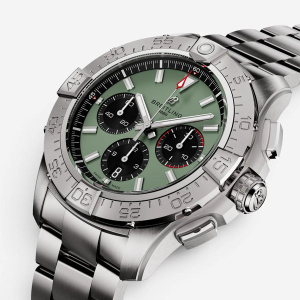 Breitling Avenger B01 Chronograph 44 Stainless Steel Automatic Men's Watch AB014