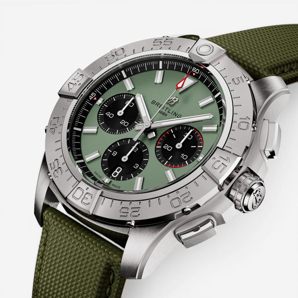 Breitling Avenger Chronograph Stainless Steel Automatic Men's Watch AB0147101L1X - THE SOLIST