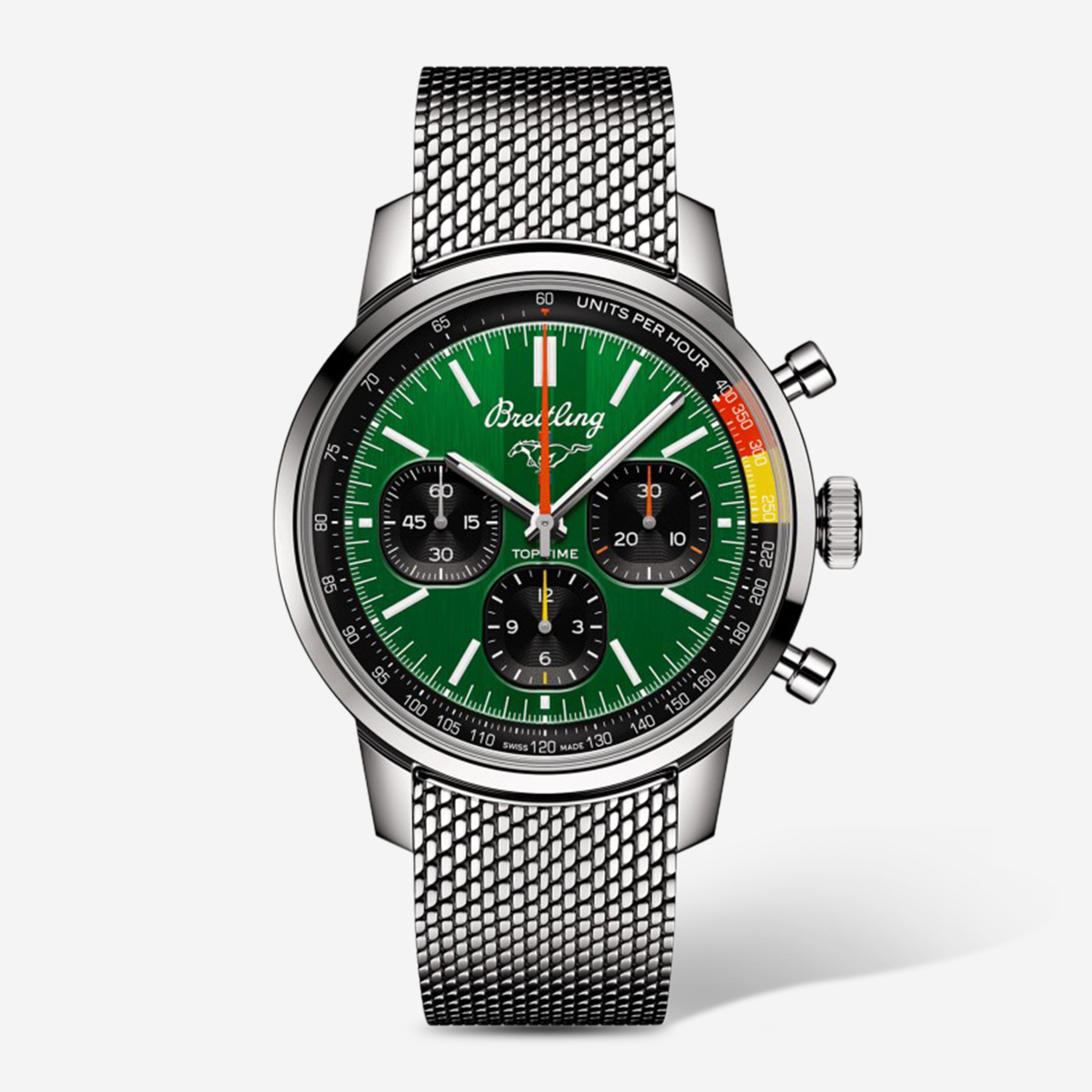 Breitling Top Time B01 Ford Mustang Stainless Steel Automatic Men's Watch AB01762A1L1A1