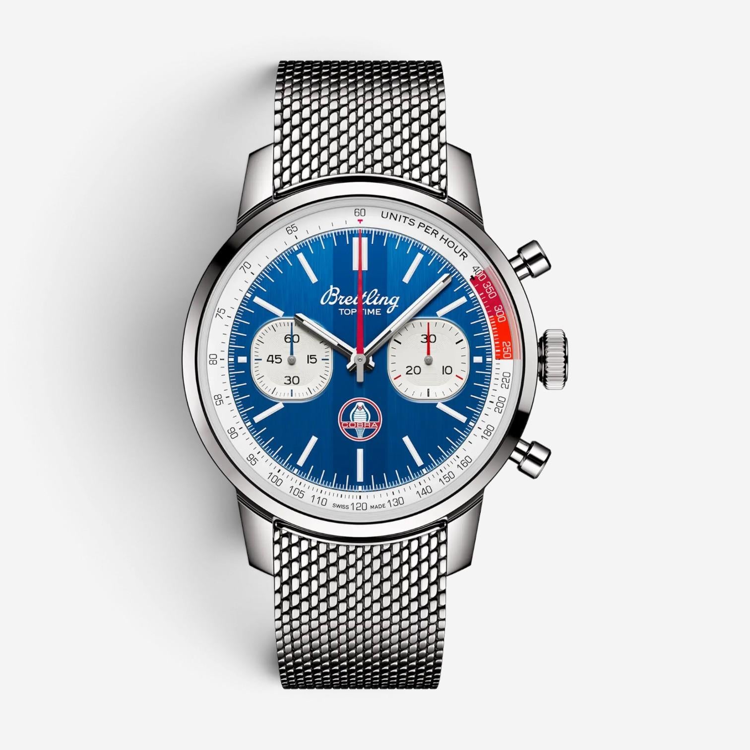 Breitling Top Time Shelby Cobra Stainless Steel Automatic Men's Watch AB01763A1