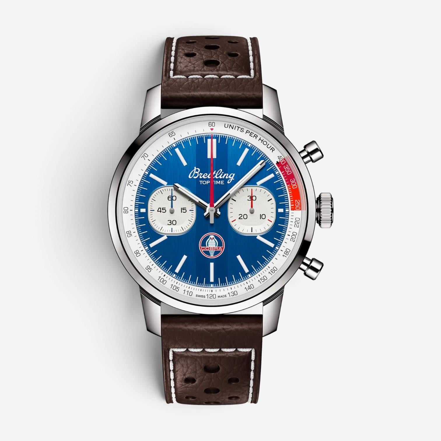 Breitling Top Time Shelby Cobra Stainless Steel Automatic Men's Watch AB01763A1C