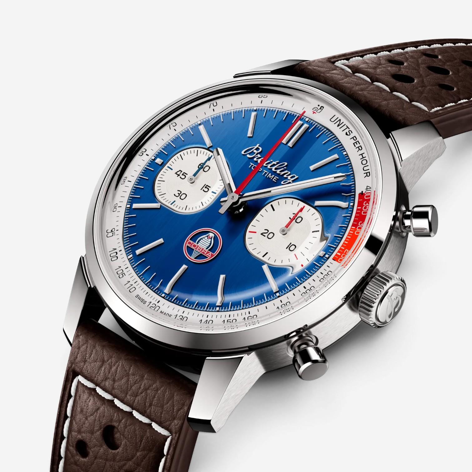 Breitling Top Time Shelby Cobra Stainless Steel Automatic Men's Watch AB01763A1C