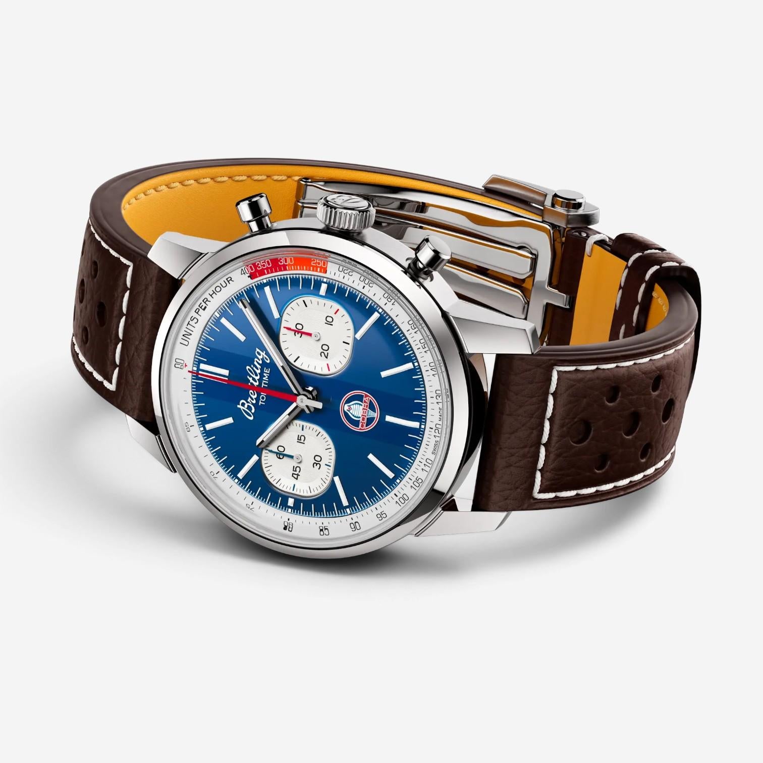 Breitling Top Time Shelby Cobra Stainless Steel Automatic Men's Watch AB01763A1C