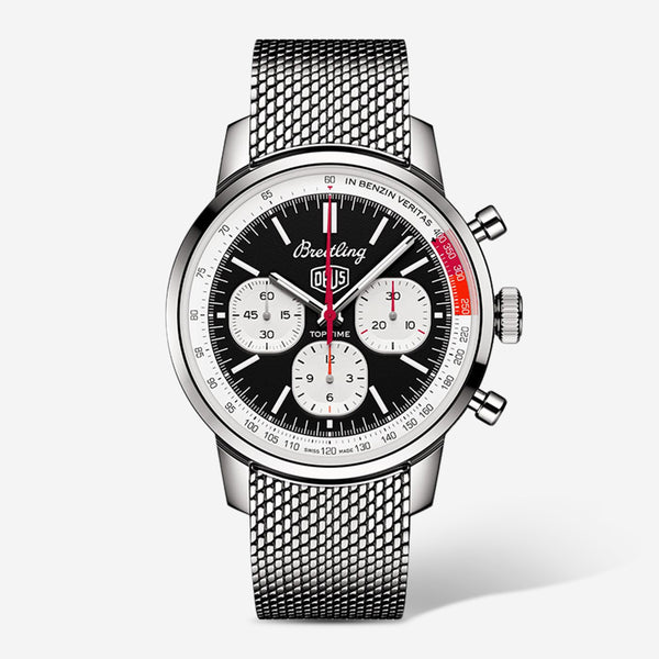 Breitling Top Time B01 Deus Stainless Steel Automatic Men's Watch AB01765A1B1A1 - THE SOLIST