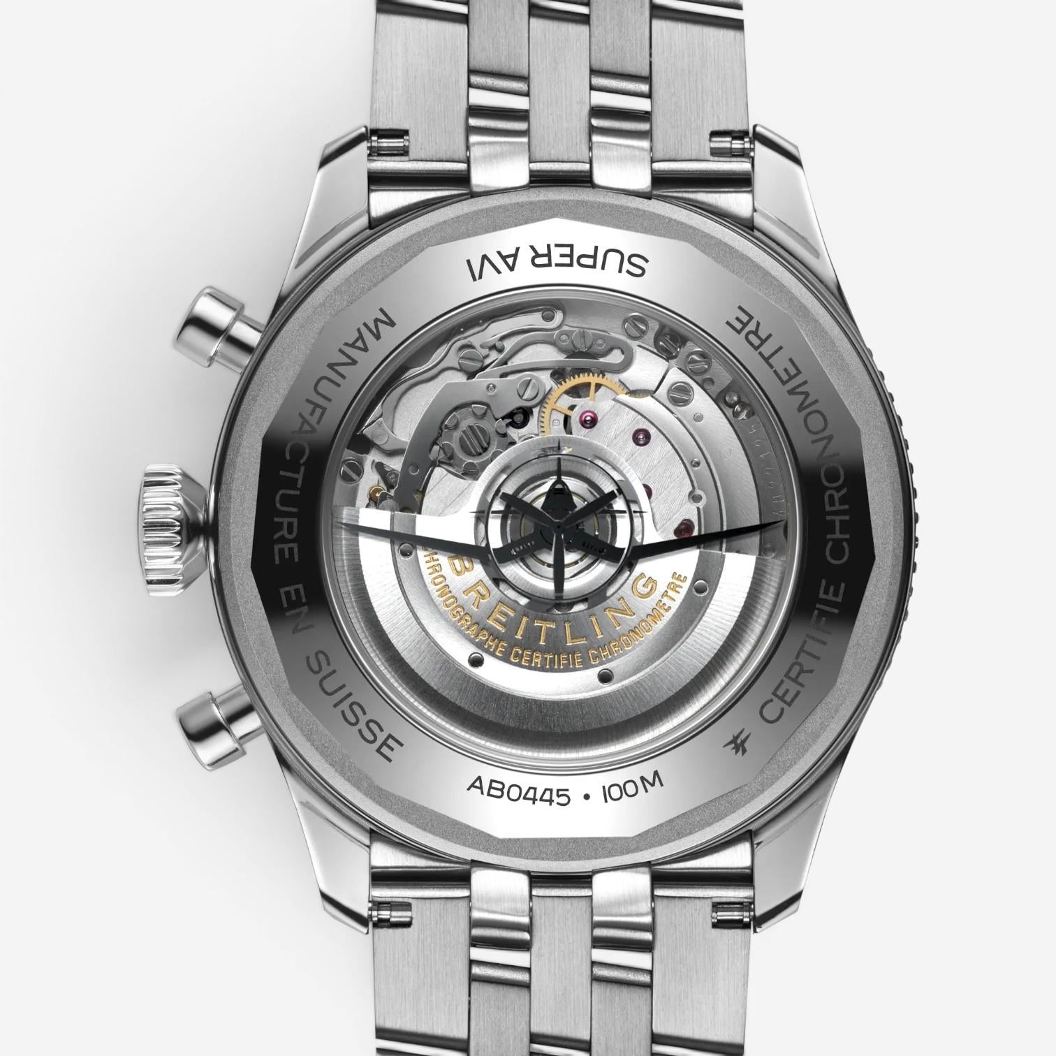 Breitling Tribute to Vought Corsair Stainless Steel Automatic Men's Watch AB0445