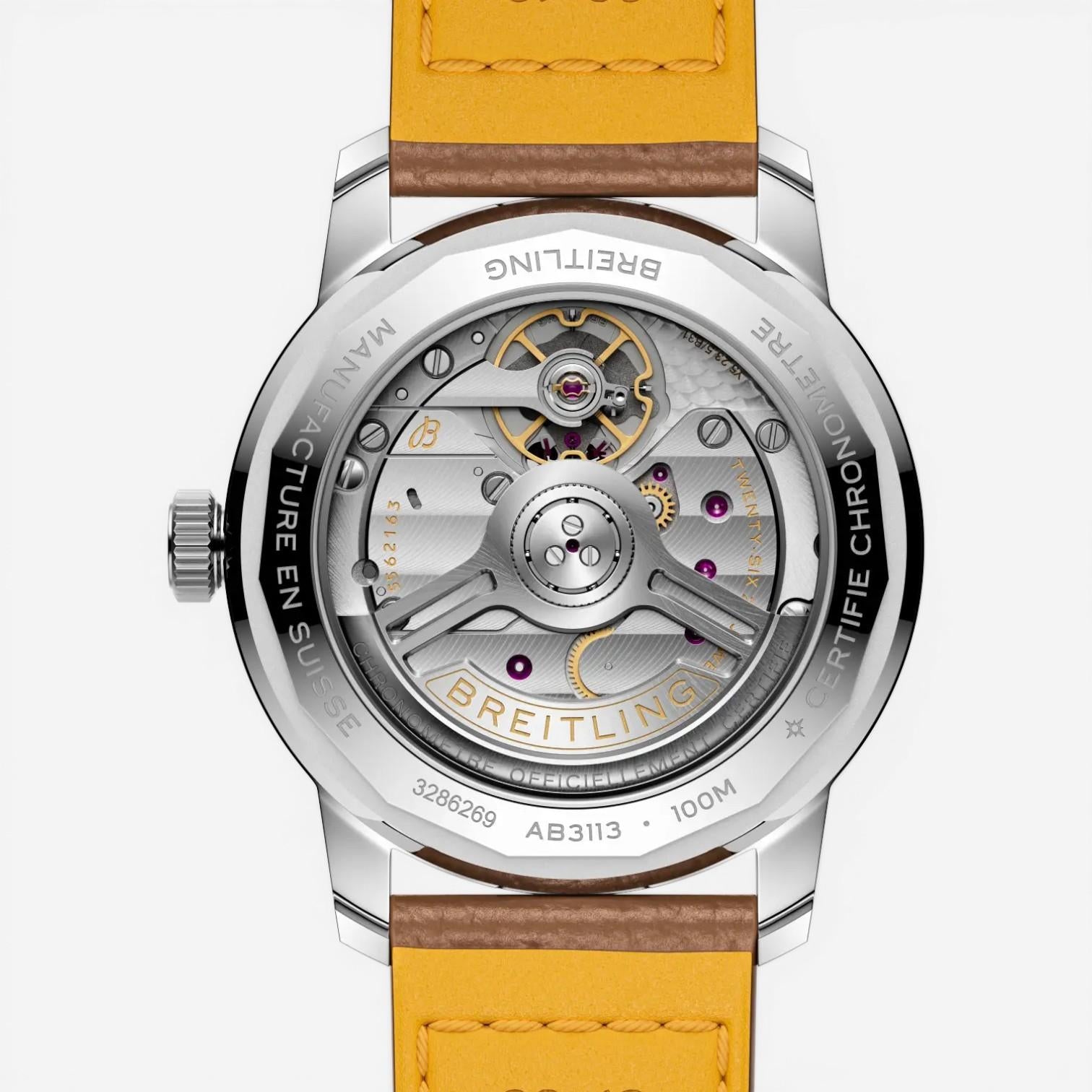 Breitling Top Time Stainless Steel Automatic Men's Watch AB3113281A1X1