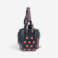 Loewe Polka Dot Black Calfskin Leather Small Hammock Bag ABA1467