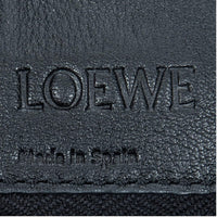 Loewe Polka Dot Black Calfskin Leather Small Hammock Bag ABA1467