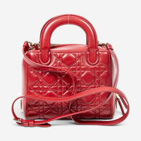 Dior Lily Red Calf Leather Tote ABA2307