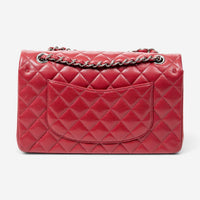 Chanel Classic Red Quilted Caviar Leather Double Flap Bag ABA4614