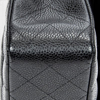Chanel Classic Black Calf Leather Double Flap Bag ABA7684