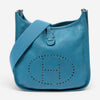 Hermès Evelyne III PM Bleu Colvert Epsom Leather Crossbody Bag ABA8405