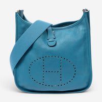 Hermès Evelyne III PM Bleu Colvert Epsom Leather Crossbody Bag ABA8405