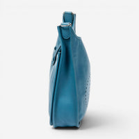 Hermès Evelyne III PM Bleu Colvert Epsom Leather Crossbody Bag ABA8405