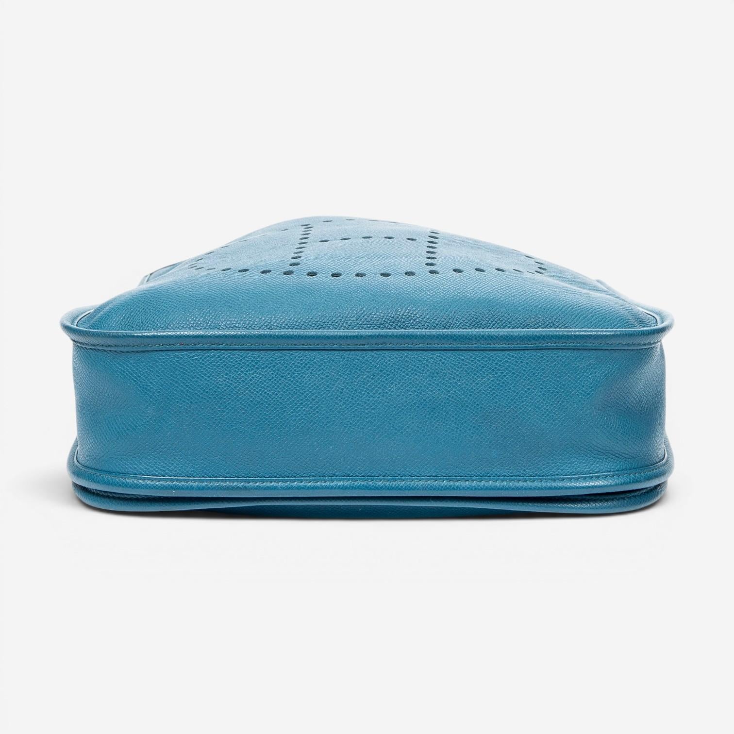 Hermès Evelyne III PM Bleu Colvert Epsom Leather Crossbody Bag ABA8405