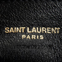 Yves Saint Laurent Monogram Cabas Baby Navy Calfskin Leather Tote Bag ABB2034