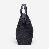 Prada Convertible Square Zip Navy Nylon Canvas Tote Bag ABB5261