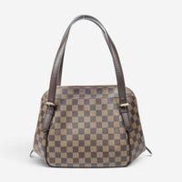 Louis Vuitton Belem Brown Damier Ebene Coated Canvas Shoulder Bag ABB7035