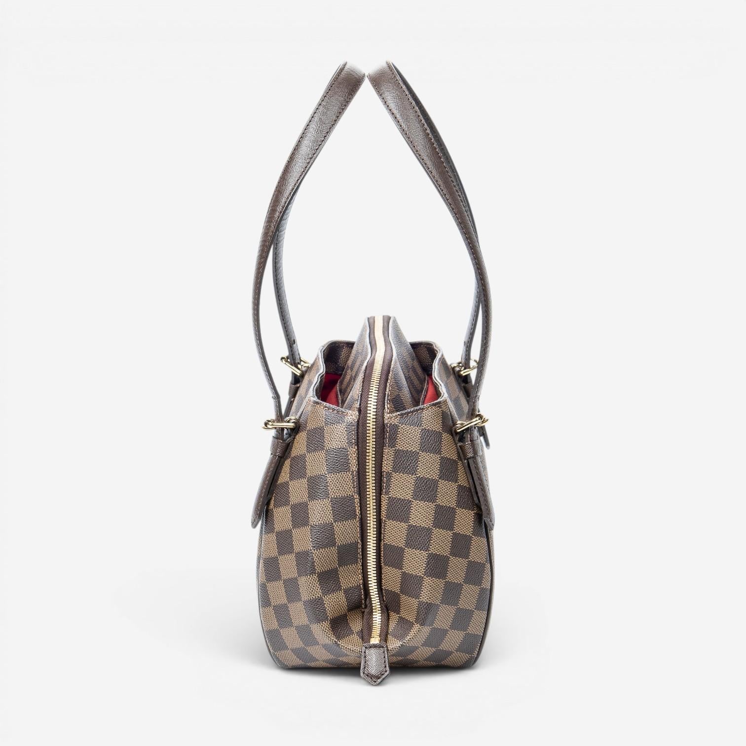 Louis Vuitton Belem Brown Damier Ebene Coated Canvas Shoulder Bag ABB7035