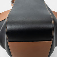 Loewe Brown/Black Calfskin Leather Small Hammock Bag ABC0183