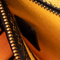 Dior Lady D-Lite Yellow & Green Embroidered Canvas Medium Bag ABC1290