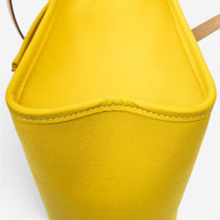 Hermès Herbag Zip Yellow Toile Officier Canvas Leather Bag ABC3734