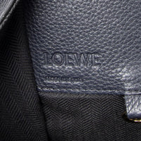 Loewe Hammock Small Navy Grained Calfskin Leather Shoulder Bag ABC4082