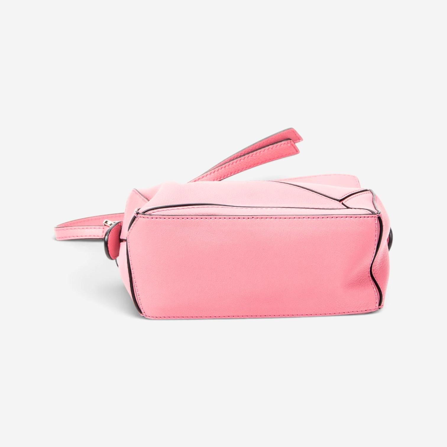 Loewe Pink Calfskin Leather Mini Puzzle Crossbody Bag ABC4083
