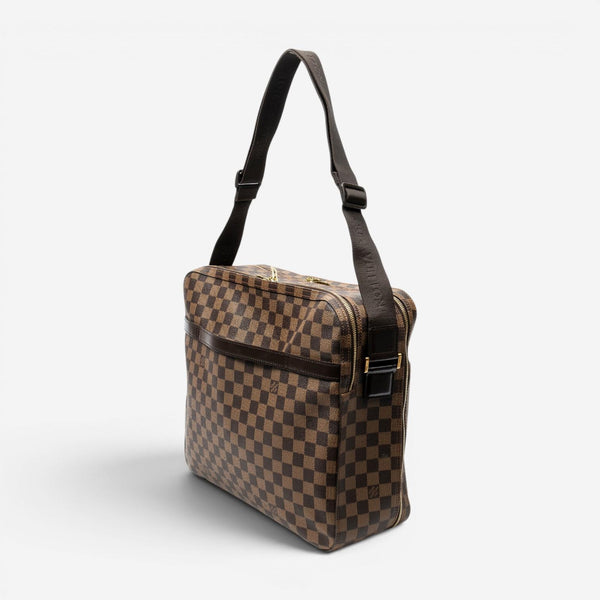 Louis Vuitton Dorsoduro Brown Damier Ebene Coated Canvas Shoulder Bag ABC4290