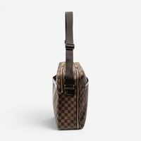 Louis Vuitton Dorsoduro Brown Damier Ebene Coated Canvas Shoulder Bag ABC4290