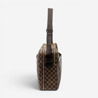 Louis Vuitton Dorsoduro Brown Damier Ebene Coated Canvas Shoulder Bag ABC4290