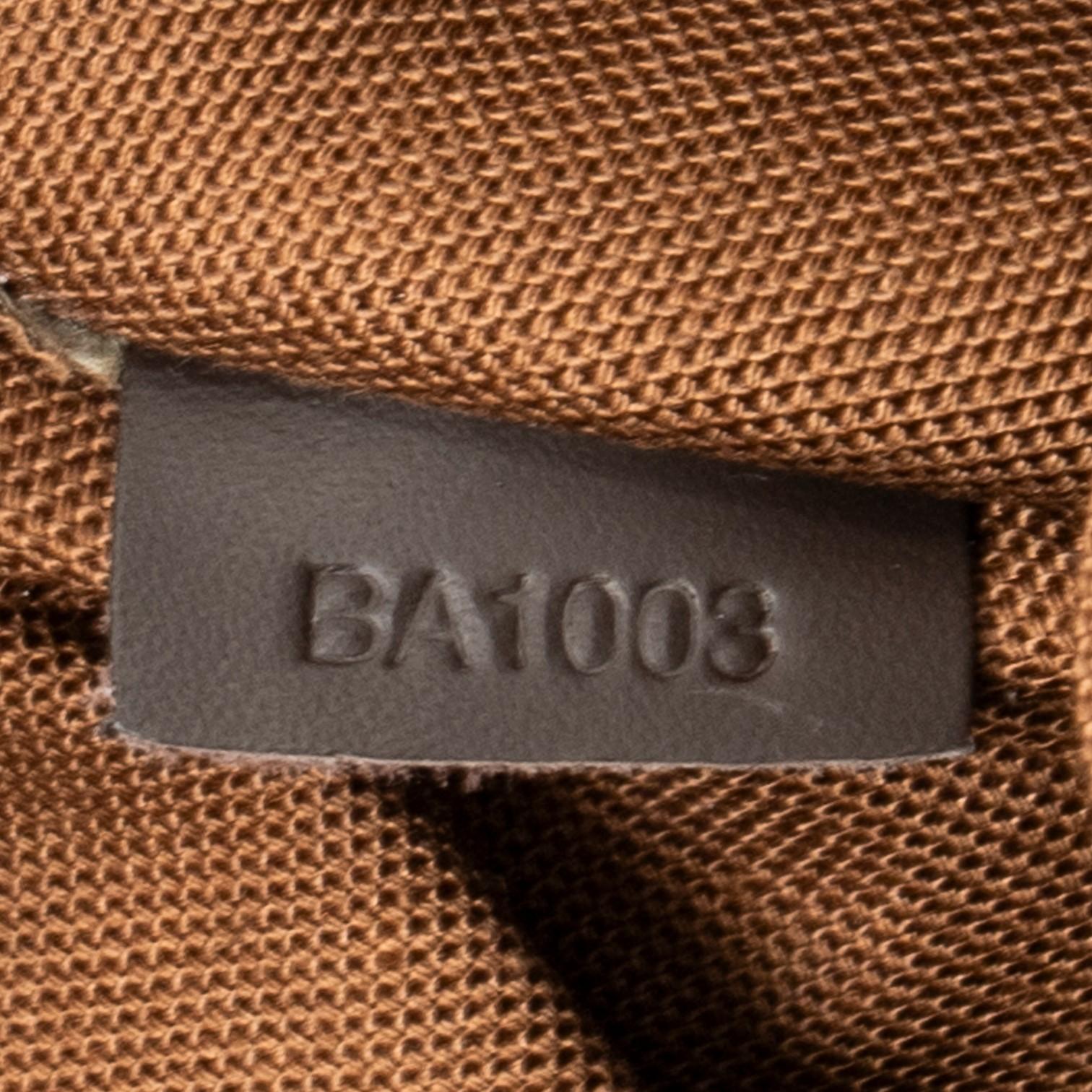 Louis Vuitton Dorsoduro Brown Damier Ebene Coated Canvas Shoulder Bag ABC4290