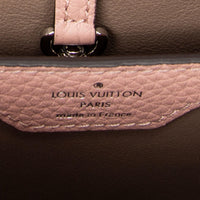 Louis Vuitton Capucines Rose Ballerine Leather Shoulder Bag ABC4775