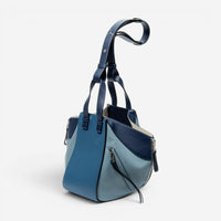 Loewe Hammock Small Blue Calfskin Leather Shoulder Bag ABC4946