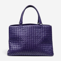 Bottega Veneta Milano Purple Calf Leather Tote Bag ABC6096