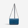 Chanel Classic Blue/Purple Lambskin Leather Chain Wallet ABC6106
