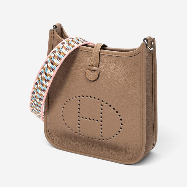 Hermès Evelyne Beige de Weimar Maurice Leather Crossbody Bag ABC6376