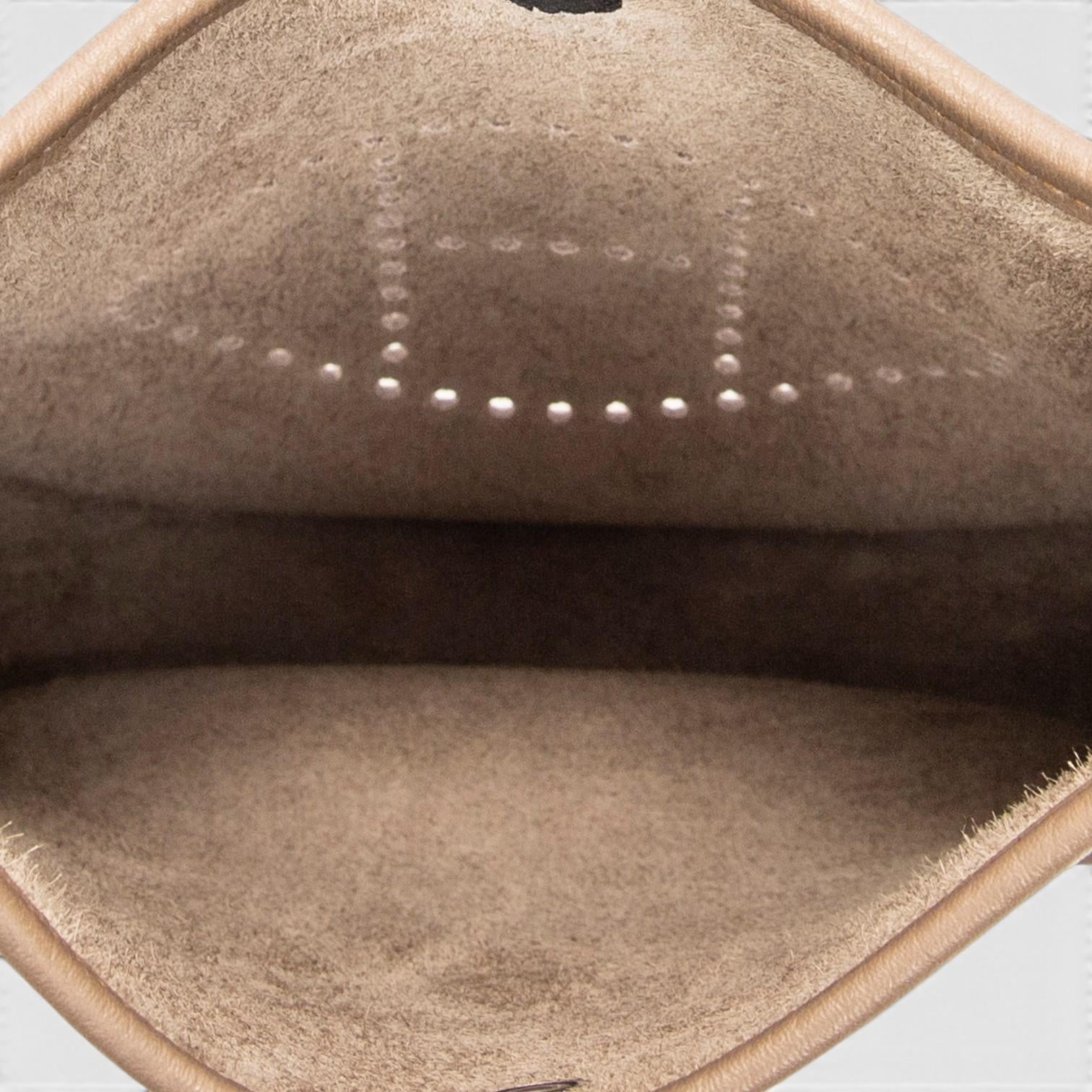 Hermès Evelyne Beige de Weimar Maurice Leather Crossbody Bag ABC6376