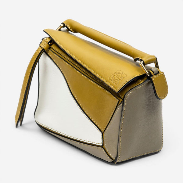 Loewe Mini Puzzle Calfskin Leather Crossbody Bag ABC6383