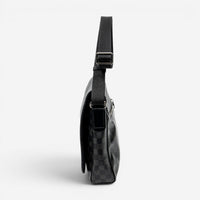 Louis Vuitton Daniel Black & Gray Damier Graphite Coated Canvas Shoulder Bag ABC
