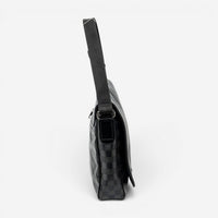 Louis Vuitton Daniel Black & Gray Damier Graphite Coated Canvas Shoulder Bag ABC