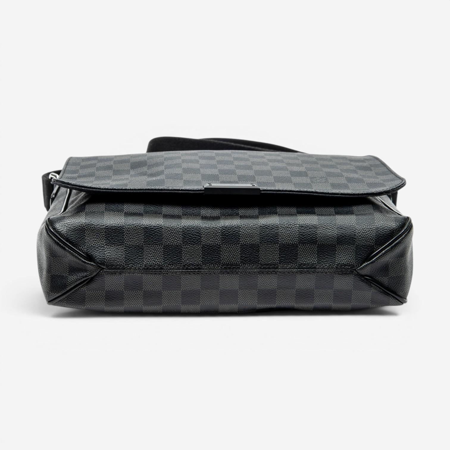 Louis Vuitton Daniel Black & Gray Damier Graphite Coated Canvas Shoulder Bag ABC