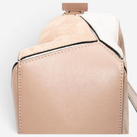 Loewe Puzzle Small Beige Calfskin Leather Crossbody Bag ABC7253