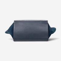 Celine Navy Calf Leather Medium Trapeze Bag ABC7631