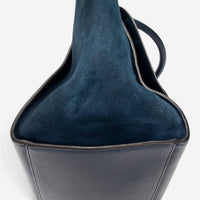 Celine Navy Calf Leather Medium Trapeze Bag ABC7631