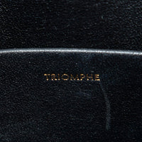 Celine Claude Black Smooth Calfskin Leather Shoulder Bag ABC8336