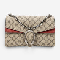 Gucci Dionysus Small Beige Supreme Coated Canvas Chain Crossbody Bag ABC8985
